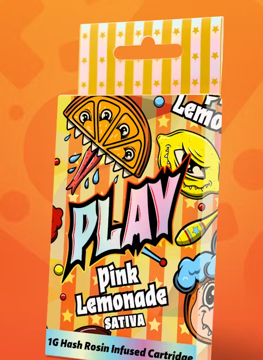 Photograph of product: PLAY au chocolat INFUSED DISTILLATE CART | PINK LEMONADE