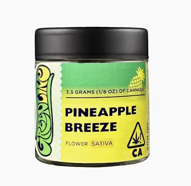 Photograph of product: Greenline Pineapple Breeze Oui'd Flower 3.5g