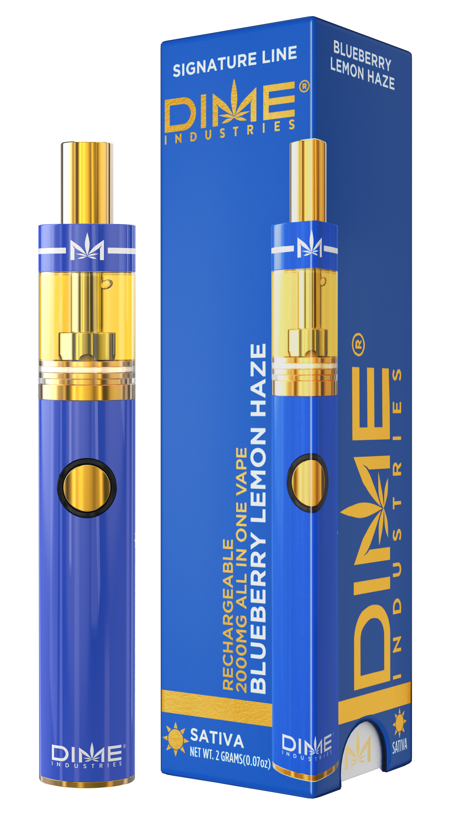 Photograph of product: DIME - AIO Signature Line - Blueberry Lemon Haze (S) (2.0g)