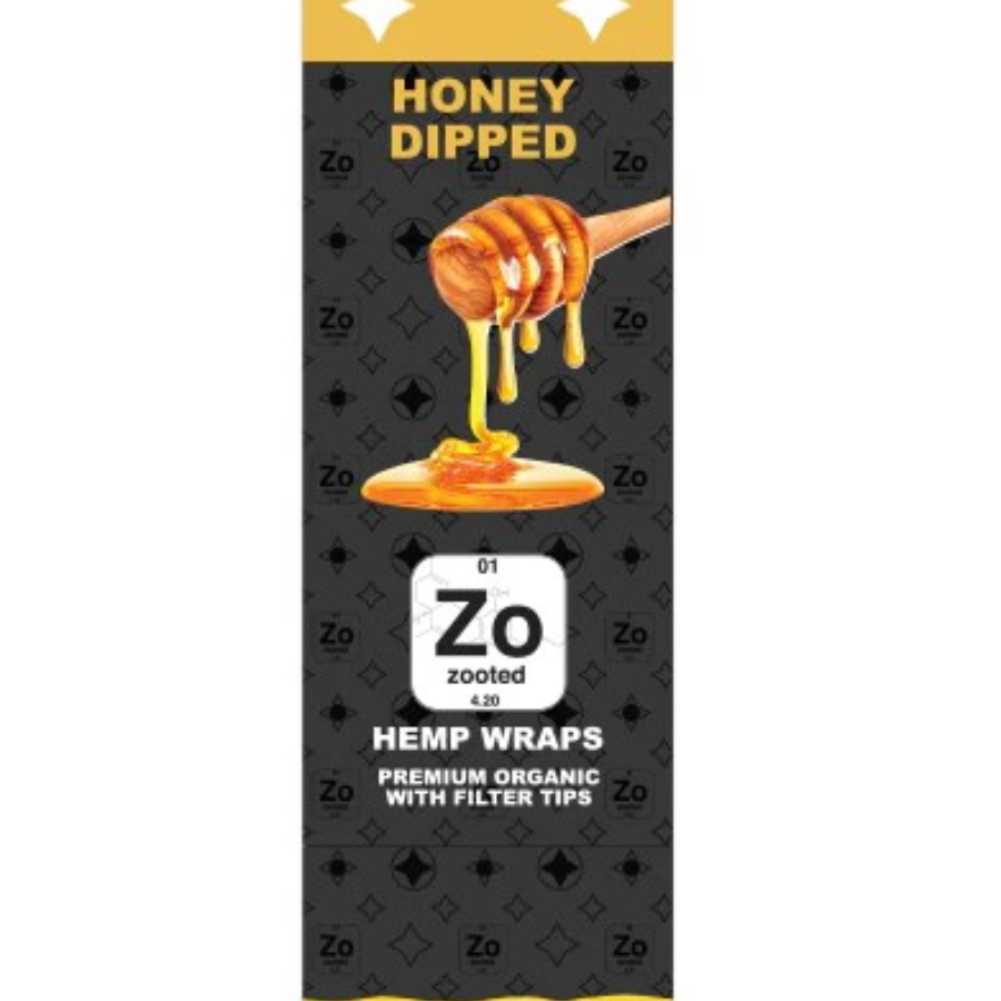 Photograph of product: Honey Dipped | Hemp Wrap | Zooted
