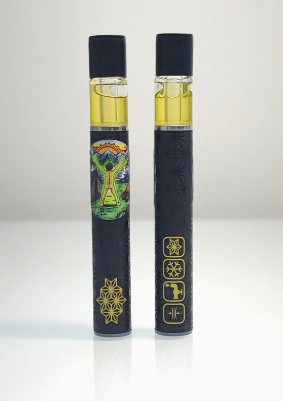 Photograph of product: Campout Live Rosin Disposable Cartridge by Polychrome Grass