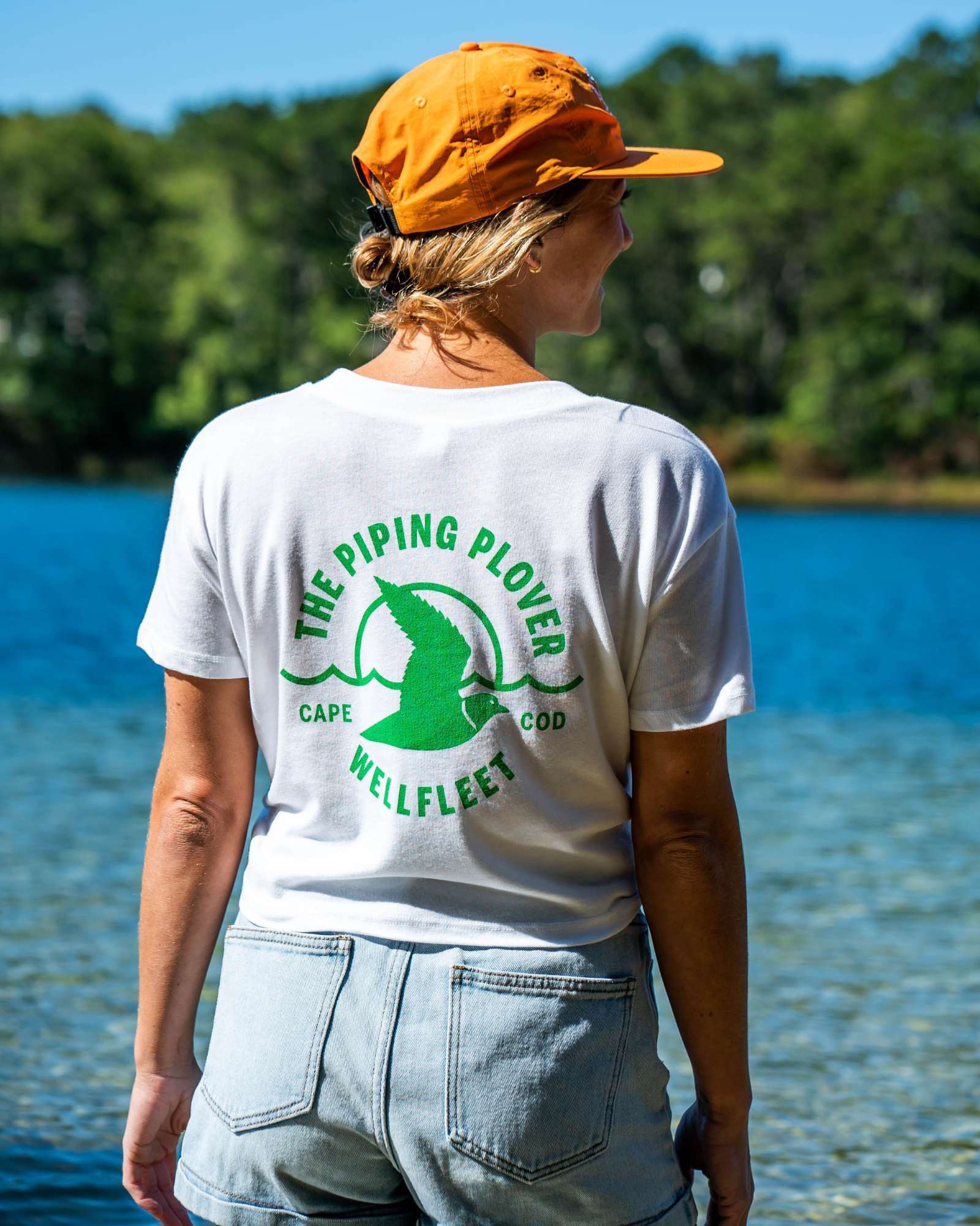 Photograph of product: Crop Top T-shirt (White) - S