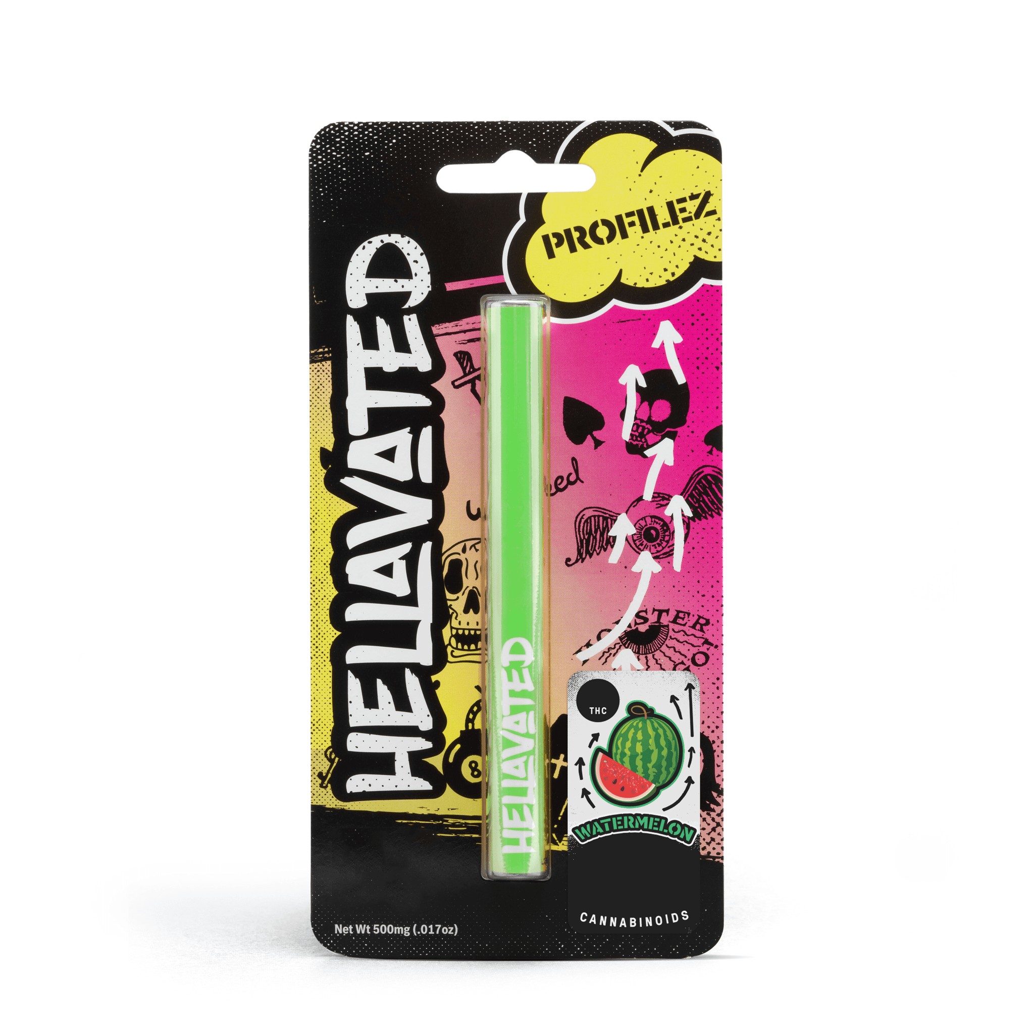 Photograph of product: Watermelon [DOH] 0.5g Disposable - by Hellavated