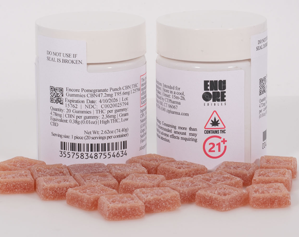 Photograph of product: Pomegranate Punch 20ct Gummies (I) 25794