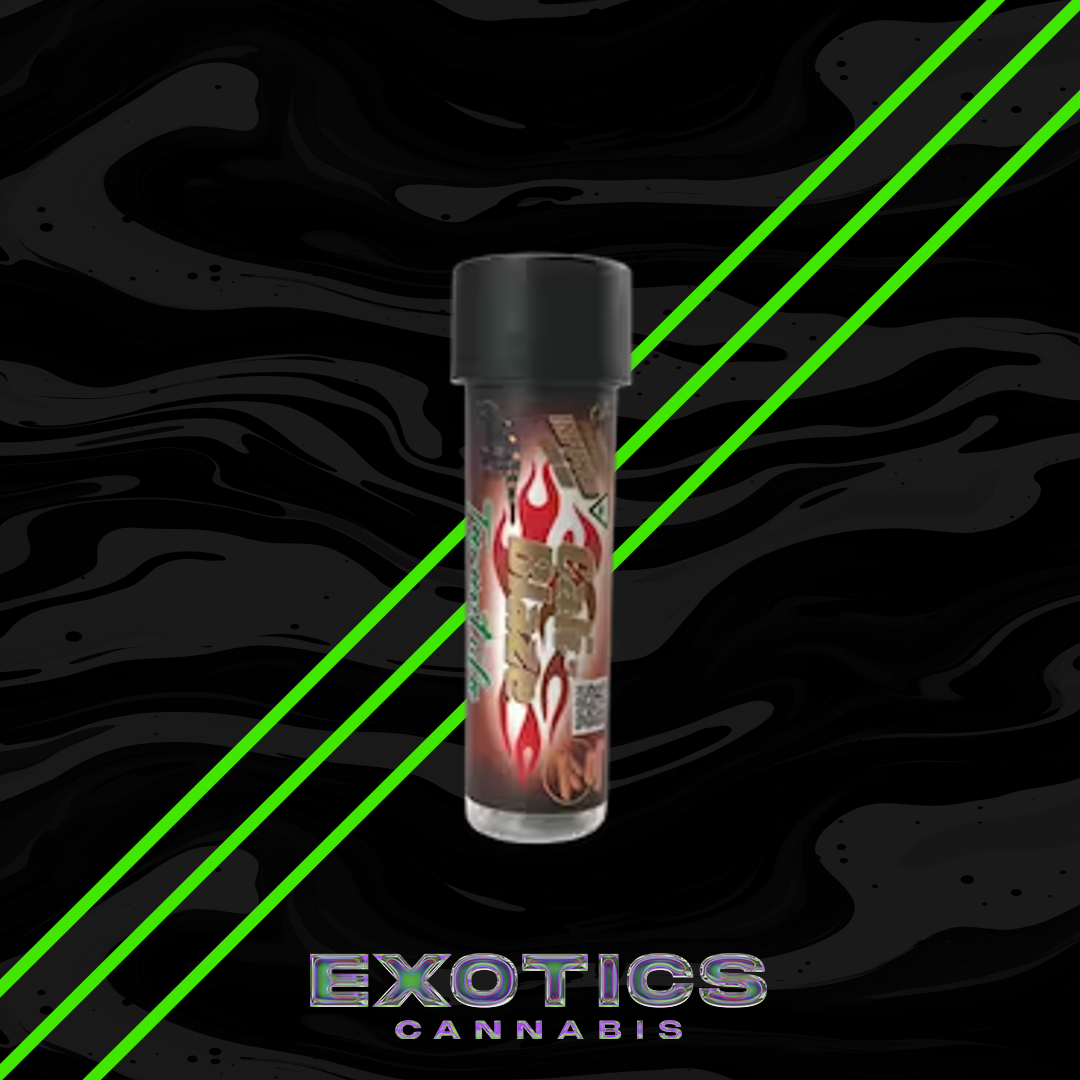 Photograph of product: Cali-Blaze - Cherry Lime Tarantula Infused (3x1g) Pack Pre-rolls