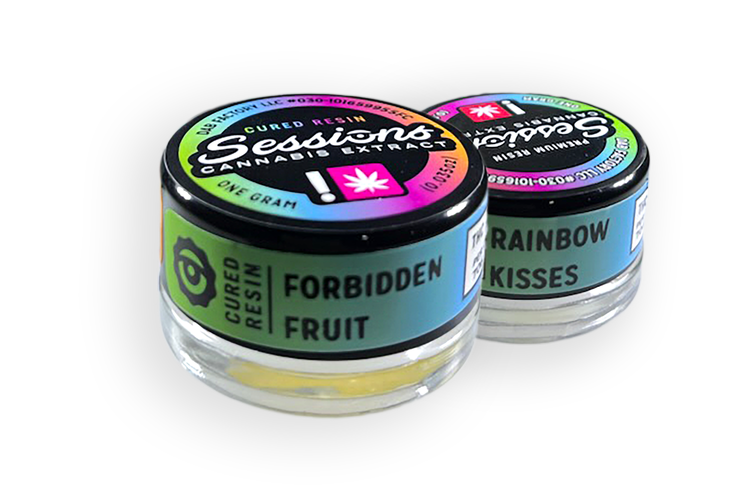 Photograph of product: Cured Resin - 1g Sessions - Tropicanna Cookies