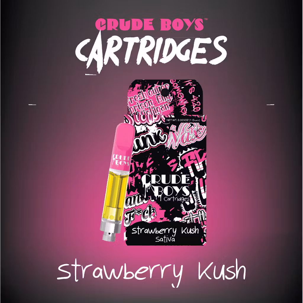 Photograph of product: Strawberry Kush Strain | Vape Cartridge - 1g - Levitate