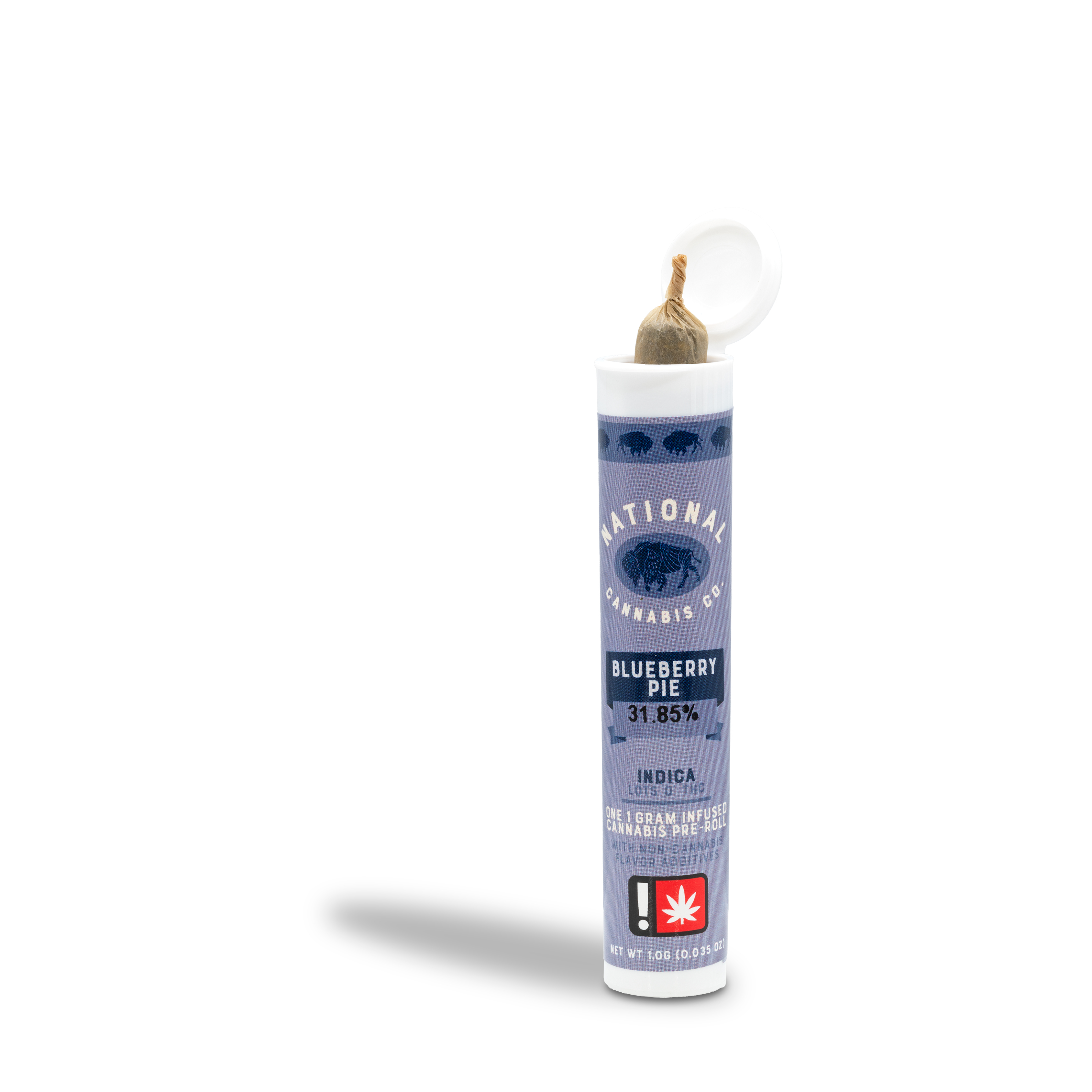Photograph of product: National Oui'd - Blueberry P!e Infused Pre-Roll