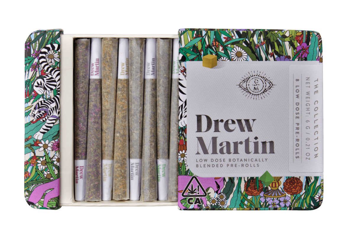 Photograph of product: Drew Martin Low Dose Pre-Rolls | 6 pk | Oui'd/Hybrid/Oui'd
