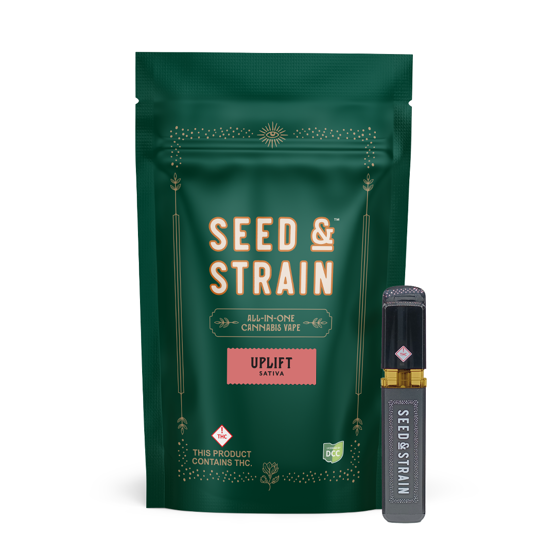 Photograph of product: Seed & Strain | Hella Honeydew (S-H) Disposable Vape Cart | 1g