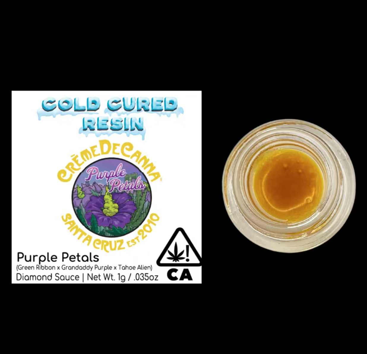 Photograph of product: PURPLE PETALS 1G DIAMOND SAUCE