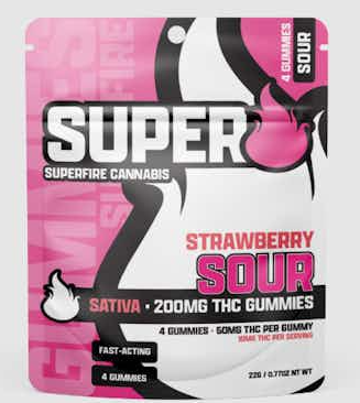 Photograph of product: Sour Strawberry | Gummies 200mg