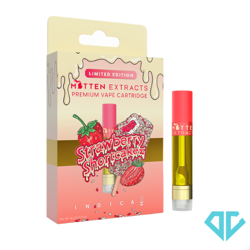 Photograph of product: Mitten Extracts Strawberry Shortcakez Cart 1g