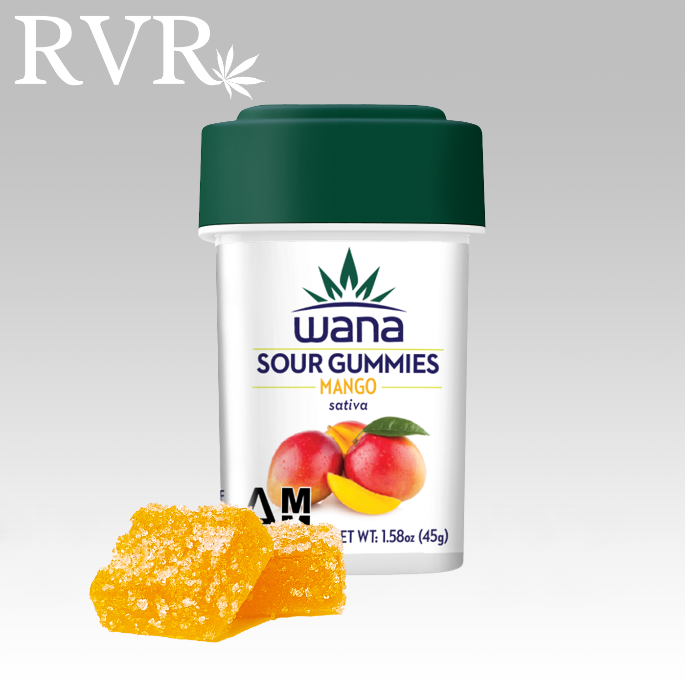 Photograph of product: AR-Wana Gummies Mango Oui'd 100mg 10pk