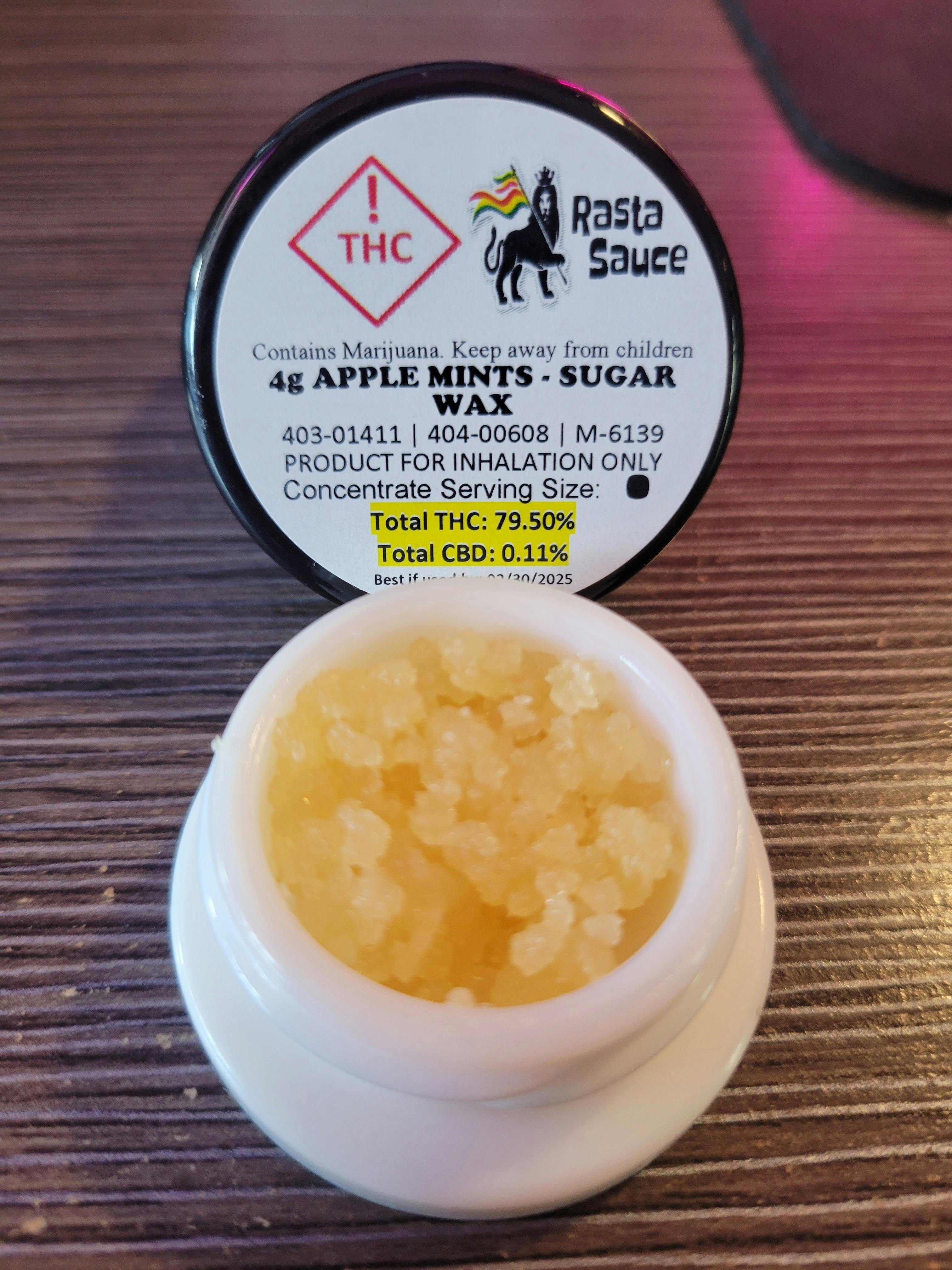 Photograph of product: 4g bucket - Apple Mints
