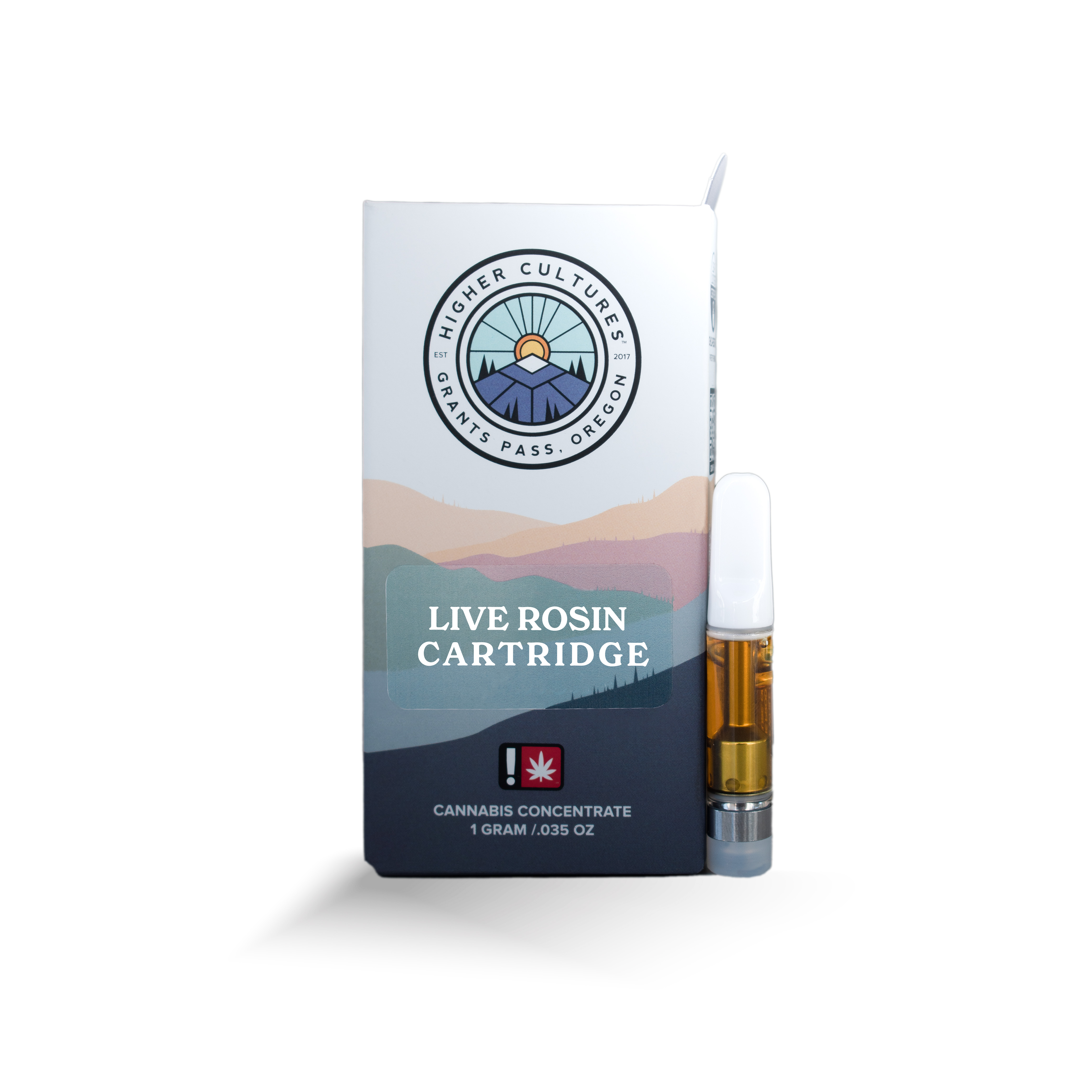 Photograph of product: Higher Cultures - Dante's Inferno - Cart 1G Rosin Hybrid