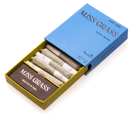 Photograph of product: Miss Grass - Quiet Times Mini Preroll 5 Pack 2G