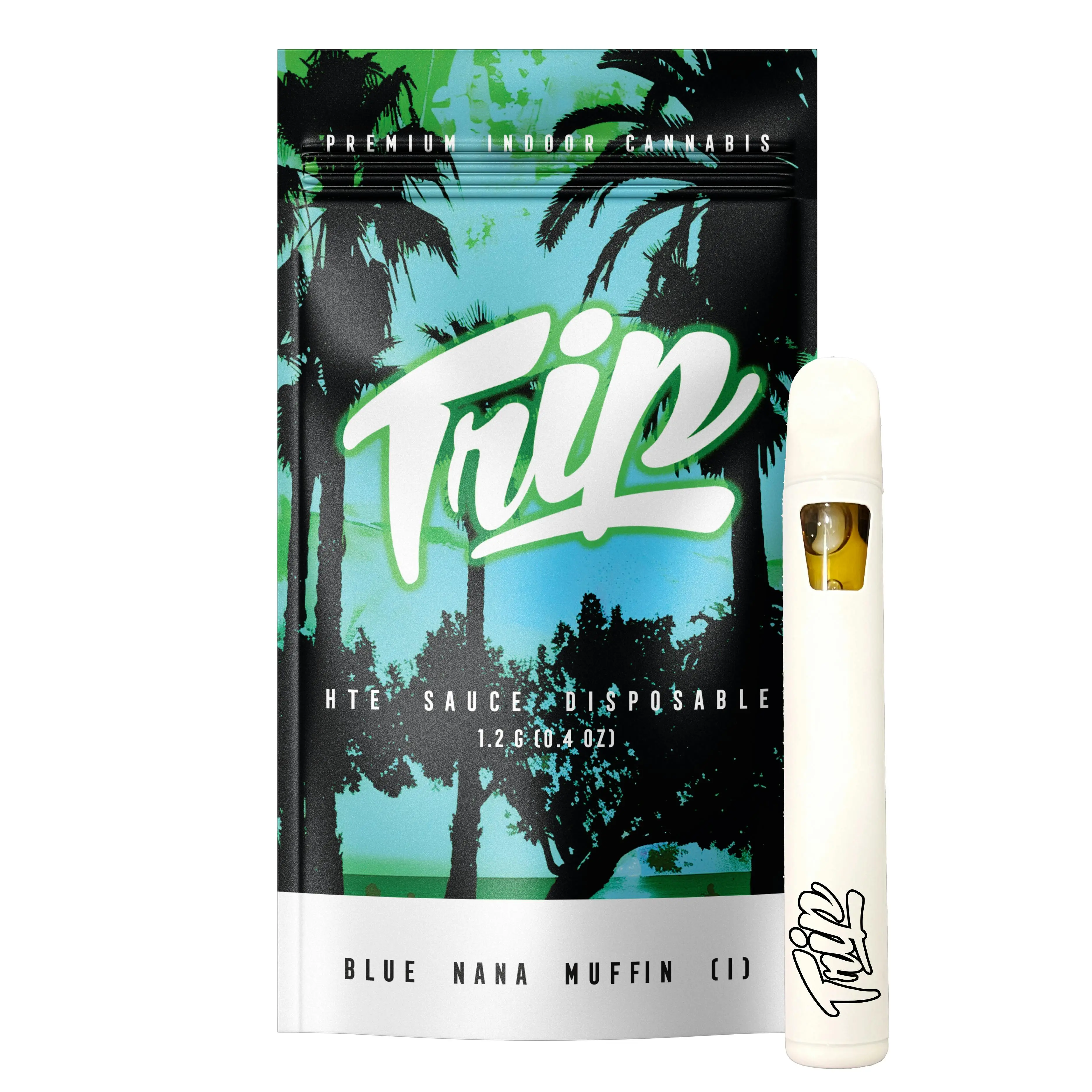 Photograph of product: Trip - Peach Diesel HTE Sauce Cart - 0.6g
