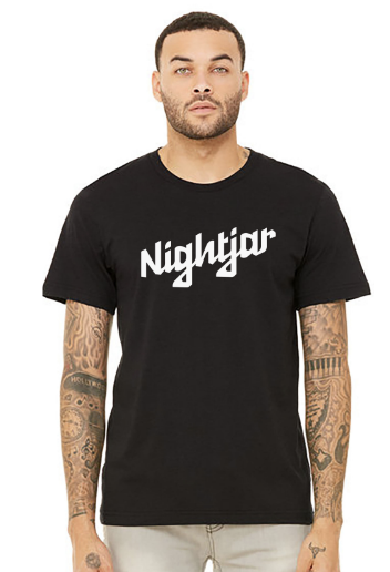 Photograph of product: T-Shirt | Nightjar Logo Short-Sleeve (Black)