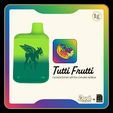 Photograph of product: Disposable Vape - Tutti Fruitti - Dank Tank - REC