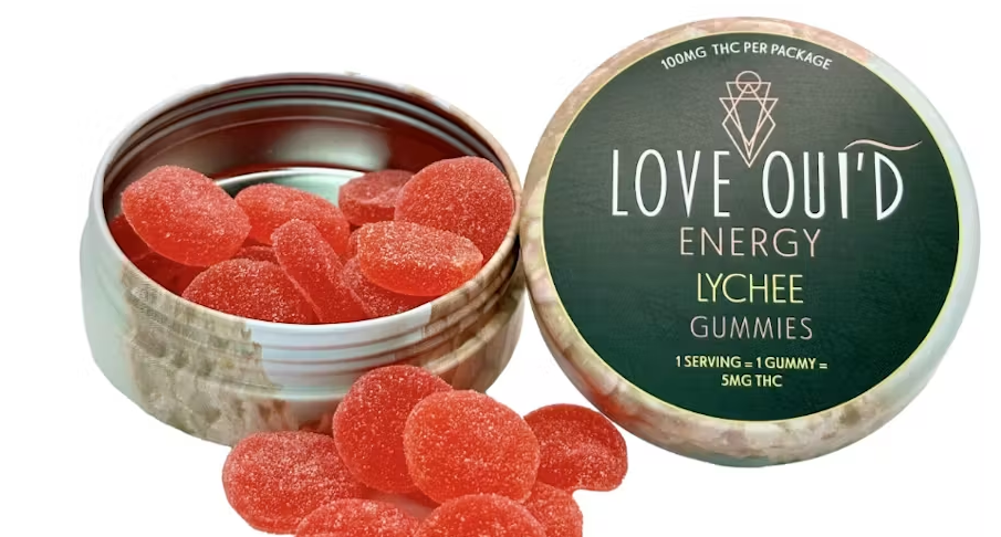 Photograph of product: Love Ouid | Nano Energy - Lychee | Deluxe | 20-pack | 100mg