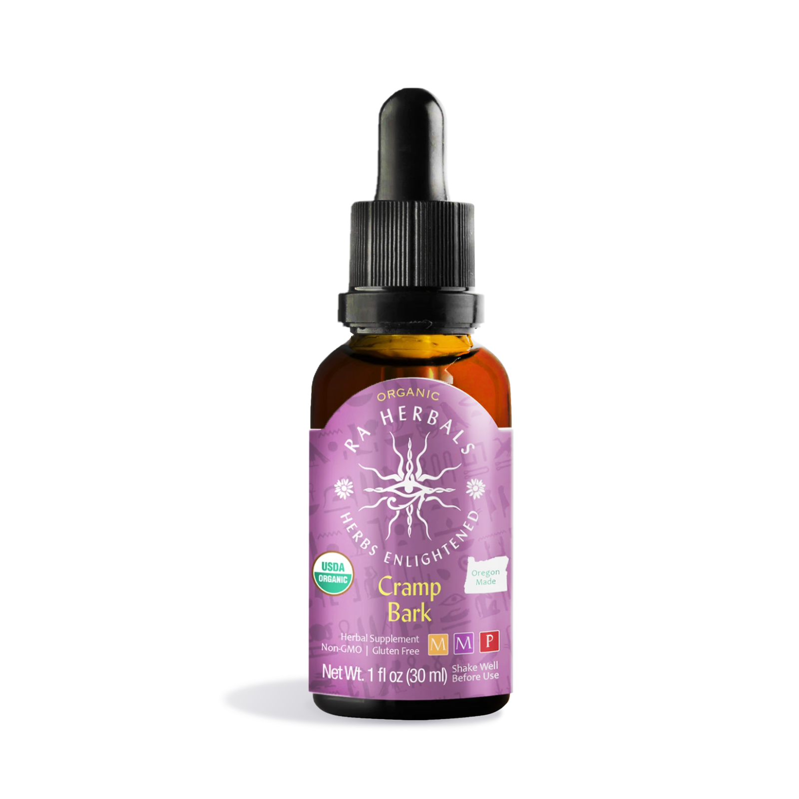 Photograph of product: Ra Herbals Certified Organic Cramp Bark Tincture