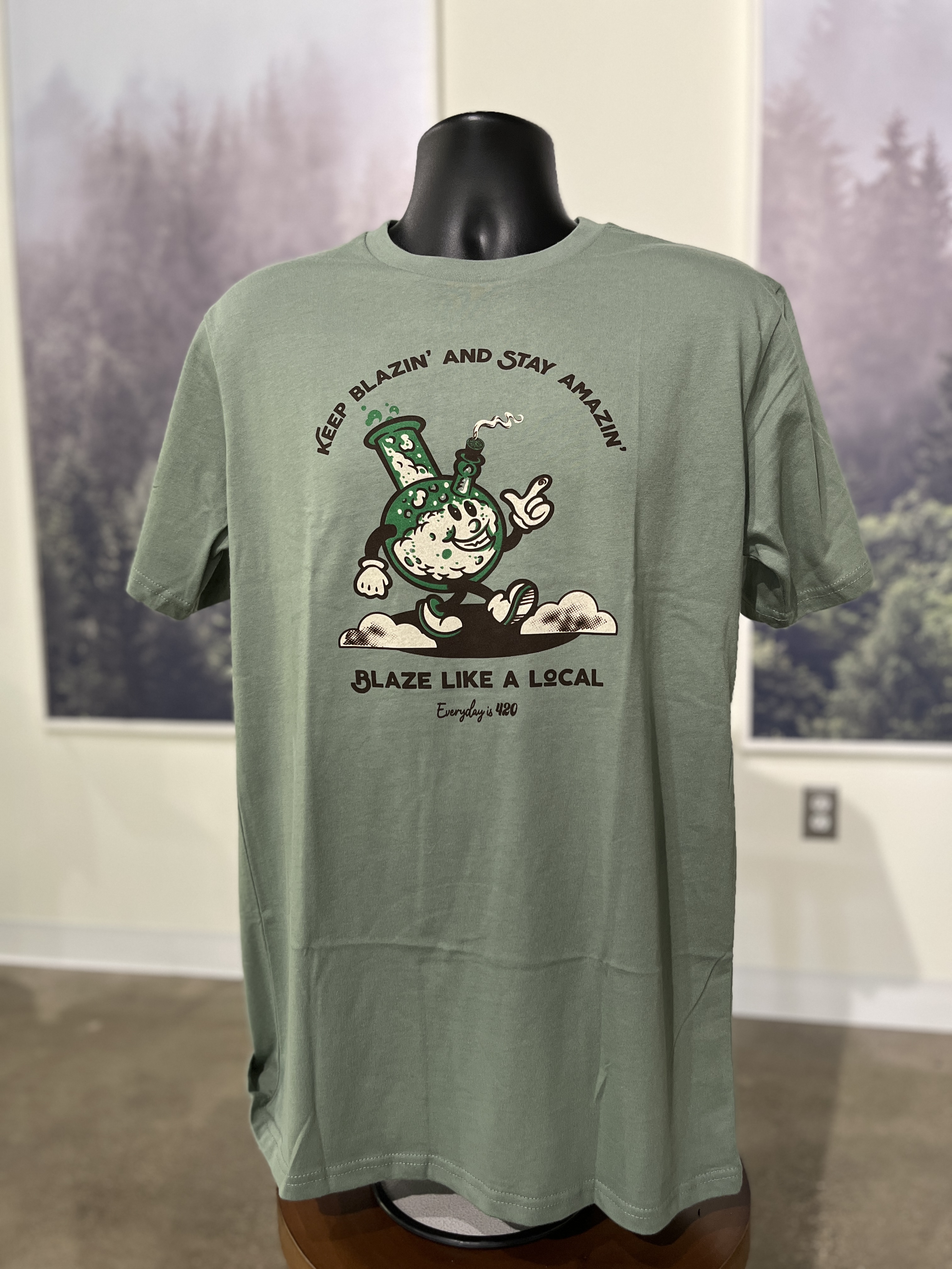 Photograph of product: Ales to Trails- "Blazin, Stay Amazing" t-shirt (x large)