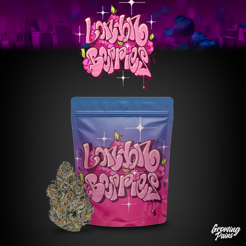 Photograph of product: Growing Pains | London Berries | 3.5g | Pre-Pack Flower