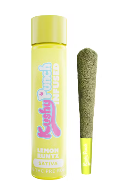 Photograph of Product: 1g Infused Preroll | Lemon Runtz