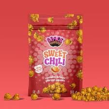 Photograph of product: Space Poppers! Sweet Chili  | Infused Popcorn | 1:1 | 100mg