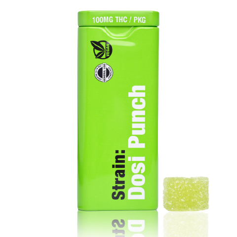 Photograph of product: Balanced Lime Solventless Live Rosin Gummies 20pk 100mg Drops
