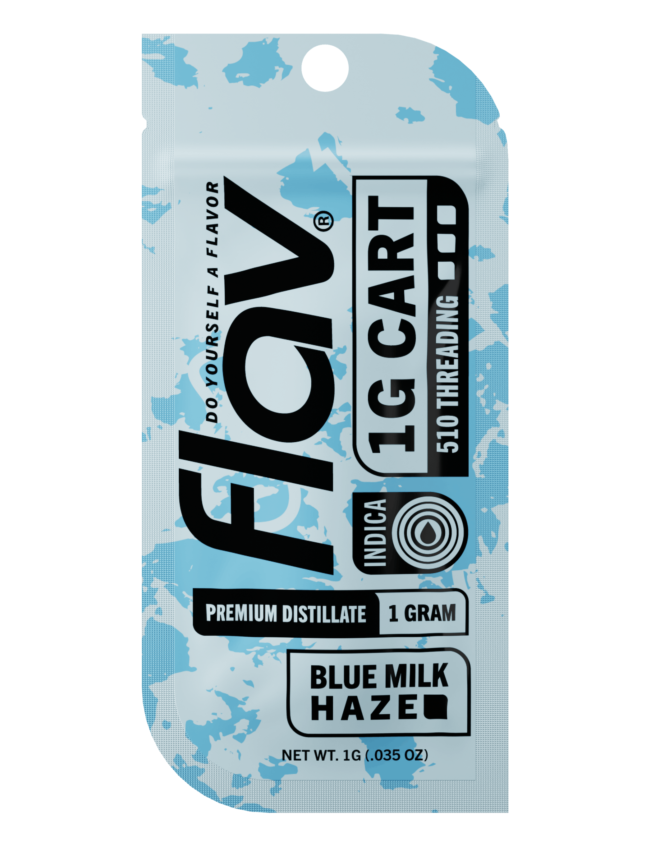 Photograph of product: Flav Blue Milk Cartridge Rec