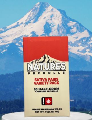 Photograph of product: Natures 10pk PreRolls - (B) - Durban Poison/Spritzer