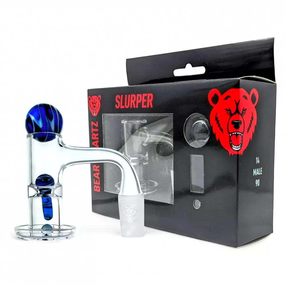 Photograph of product: Bear Quartz - Bear Slurper Set (Marble set included) 14 male