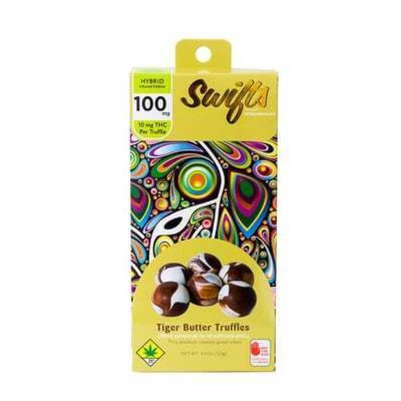 Photograph of product: Swifts - Tiger Butter Truffles 10pk