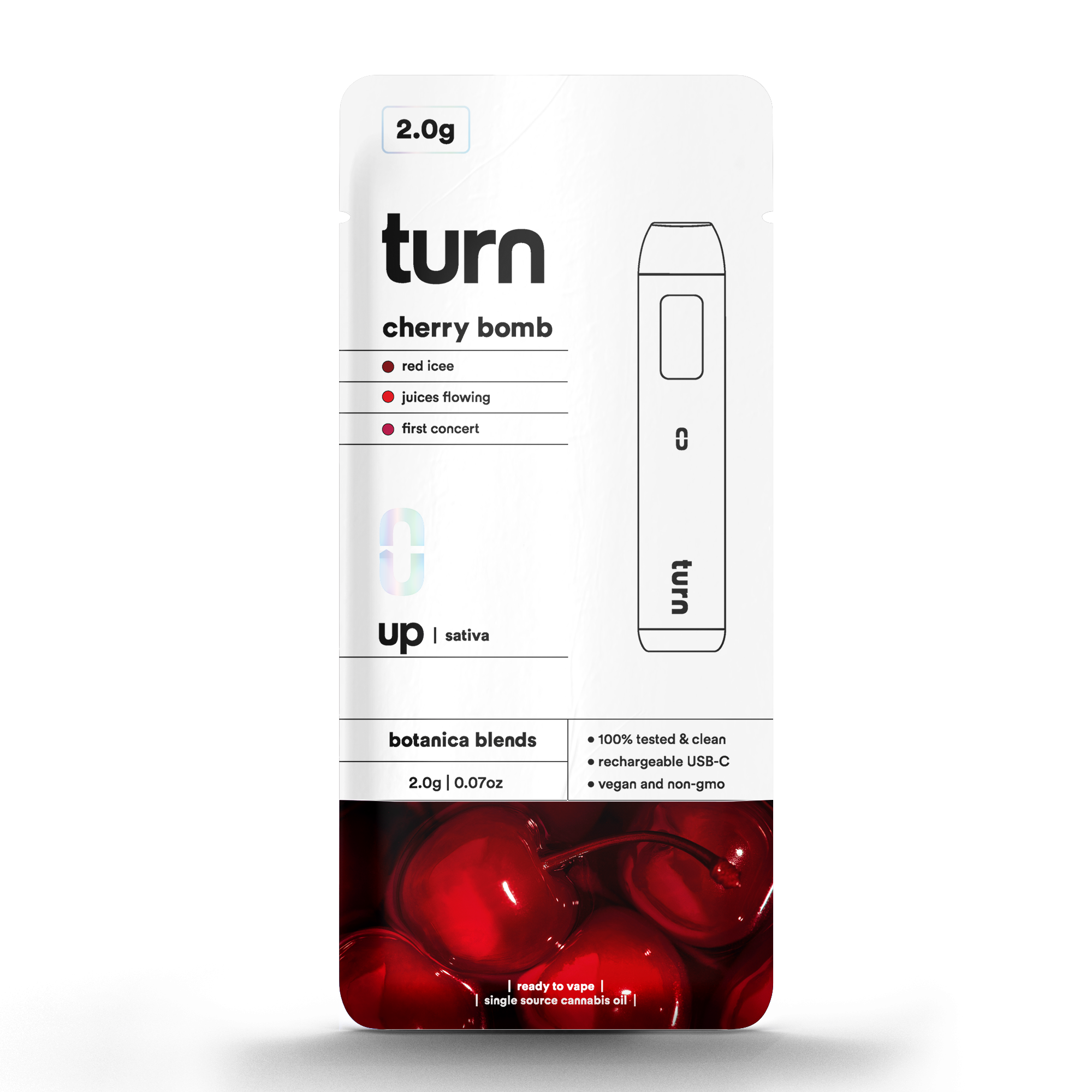 Photograph of product: Cherry Bomb Botanical Blend All-In-One Pod