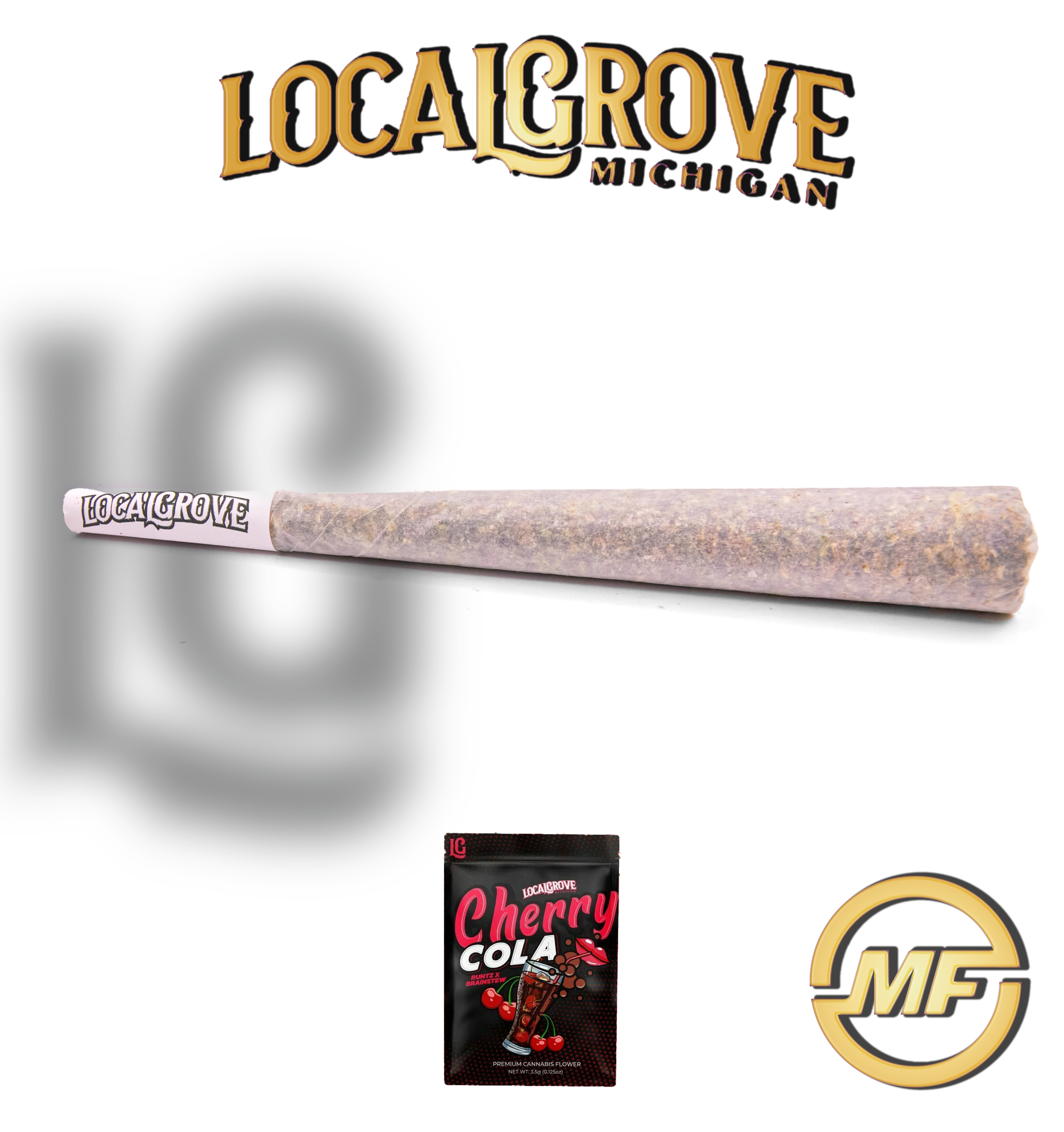 Photograph of product: Local Grove | Cherry Cola | Premium Pre-Roll | 1g