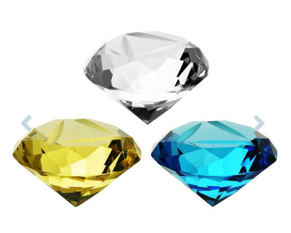 Photograph of product: Pulsar | Diamond Cut Terp Pearls - Glass / Assorted Colors