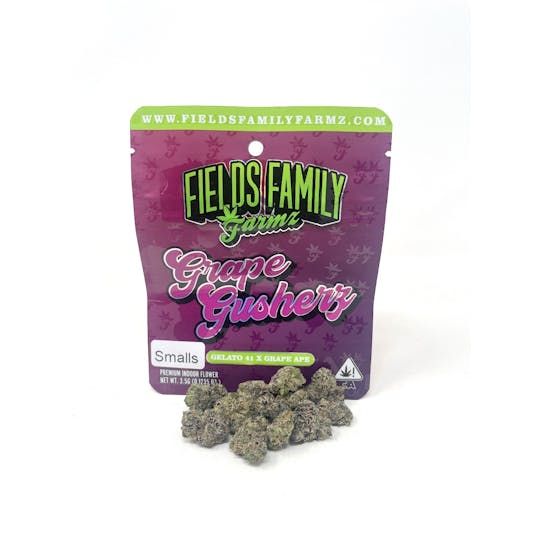 Photograph of product: Grape Gusherz - 3.5 Smalls Bag - 