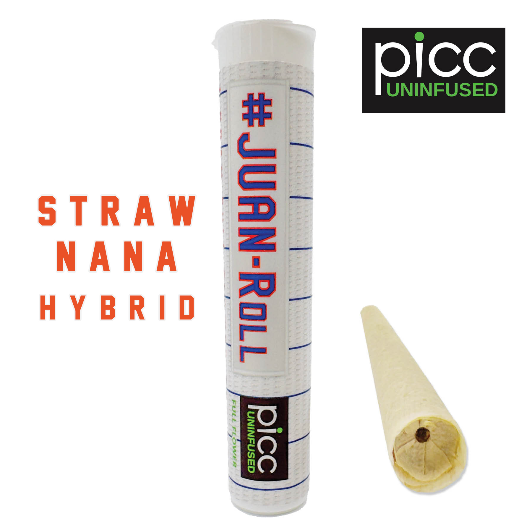 Photograph of Product: Picc | #Juan Roll | Strawnana | PreRoll | 1g