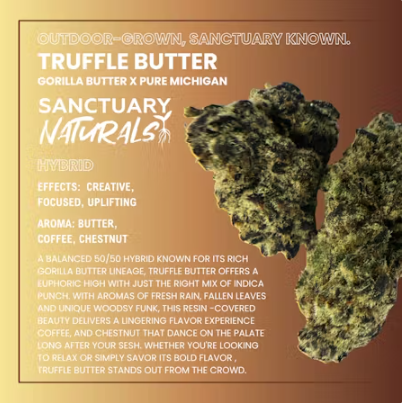 Photograph of product: Sanctuary Naturals | Truffle Butter | 3.5g