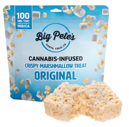 Photograph of product: Big Petes Marshmallow Treat Original (I) 100MG