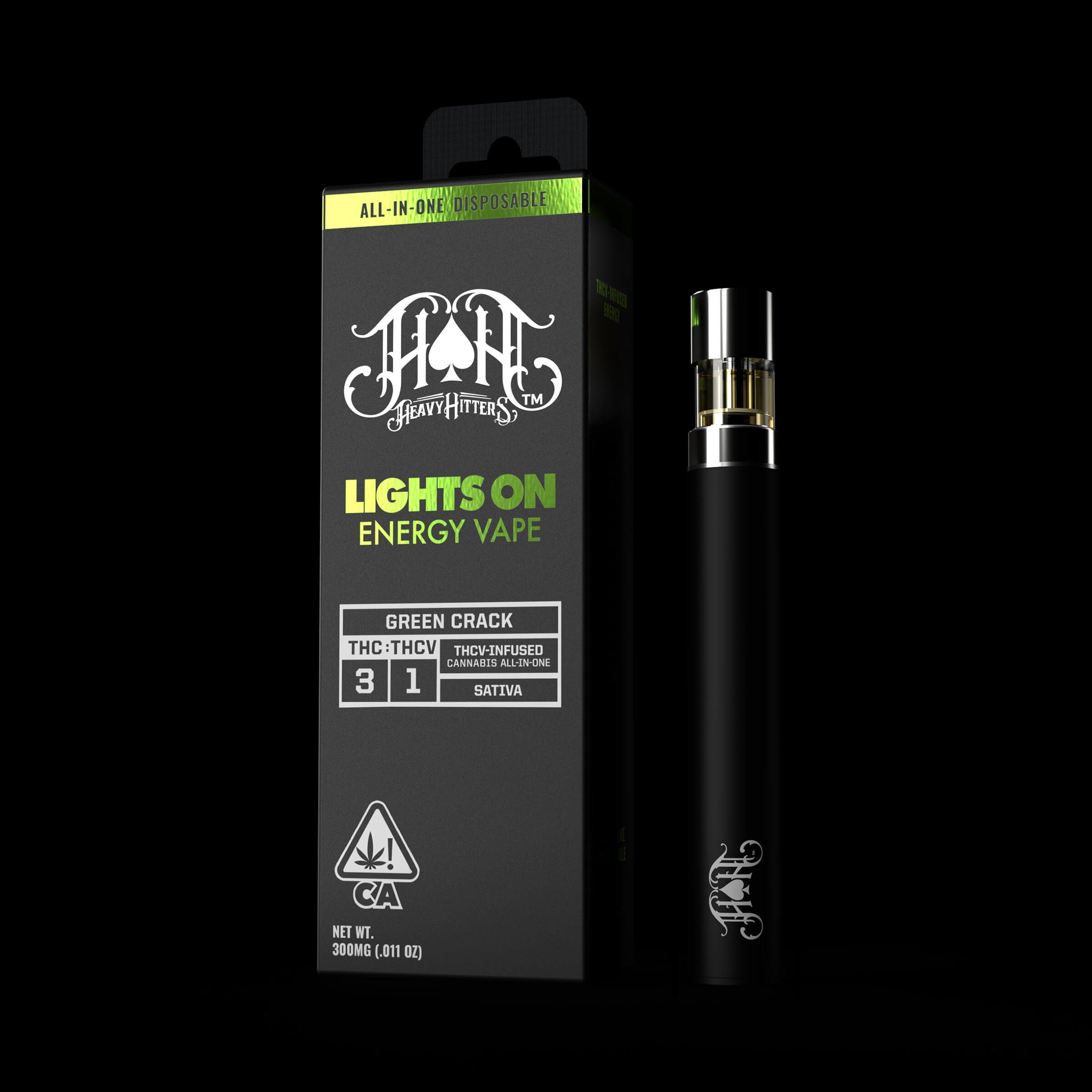 Photograph of product: Heavy Hitters - Green Crack- Disposable