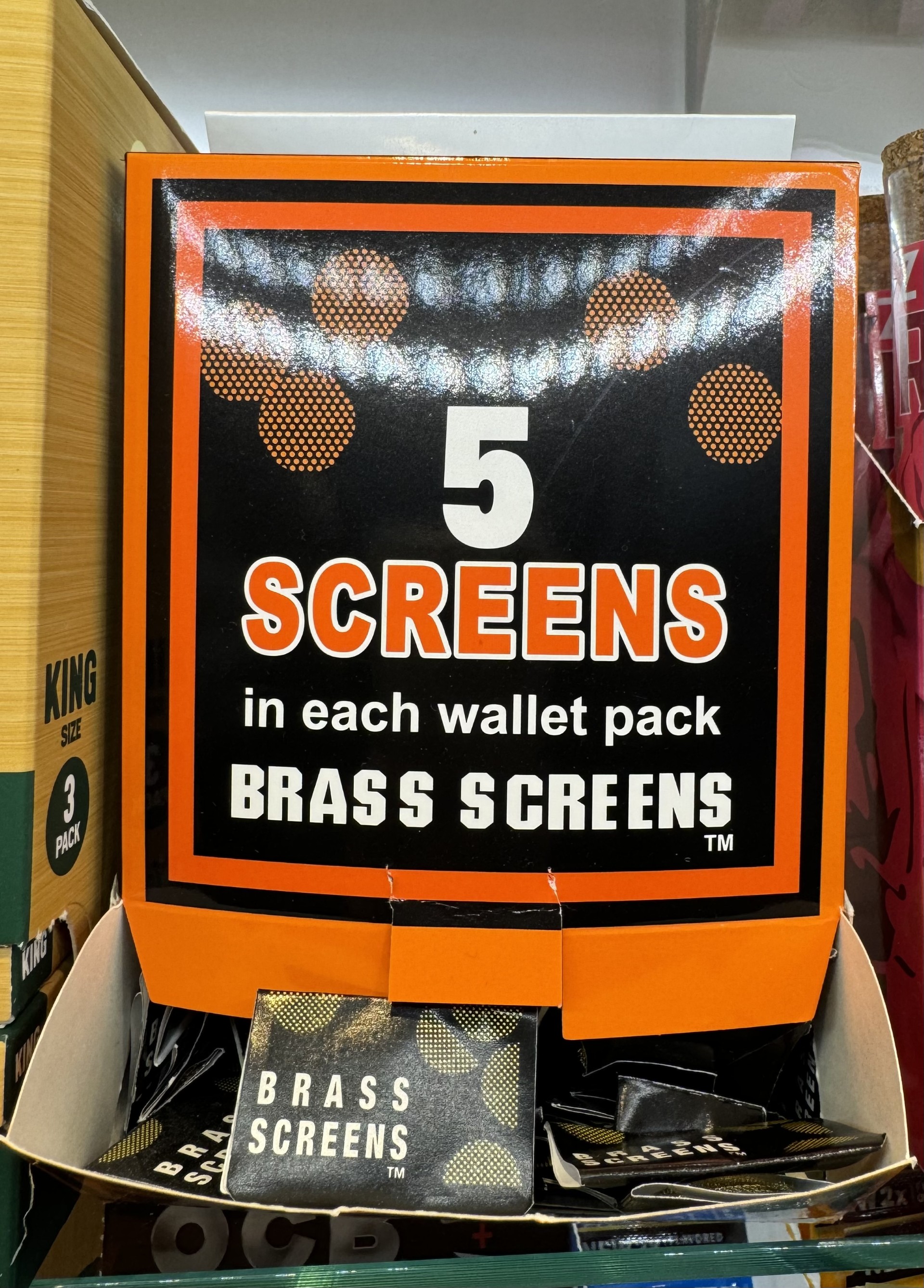 Photograph of product: Brass Screens 5-Pack