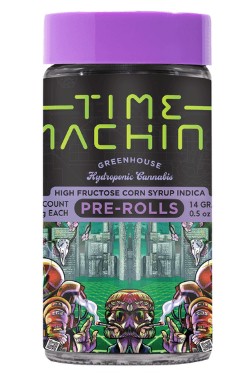Photograph of product: TIME MACHINE HIGH FRUCTOSE CORN SYRUP PREROLL 28-PACK Oui'd 14G