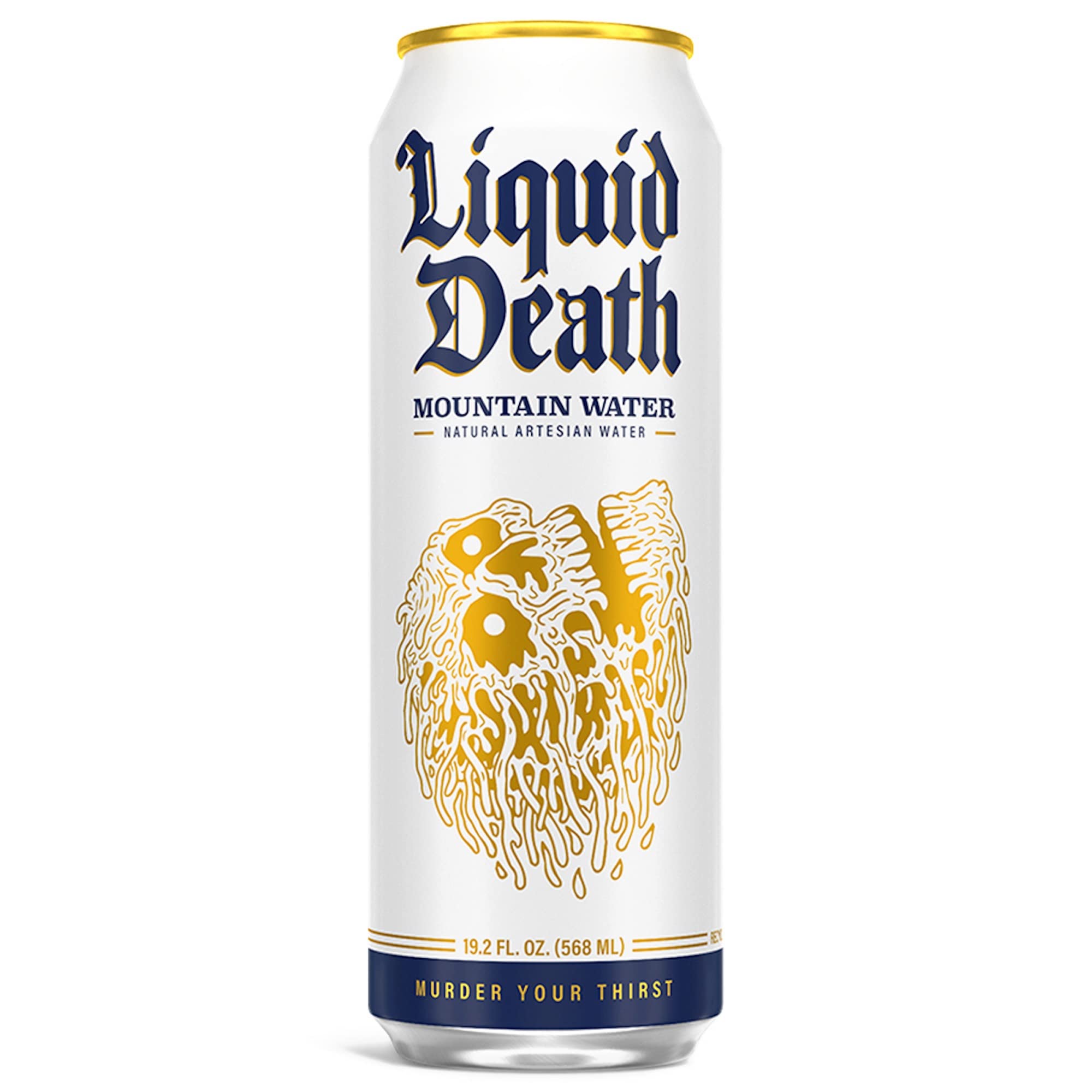 Photograph of product: Liquid Death Mountain Water