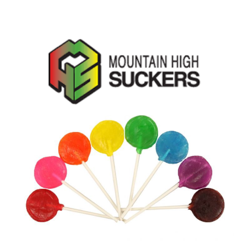 Photograph of Product: 10mg Lollipop | Mountain High Suckers - | Caramel Apple