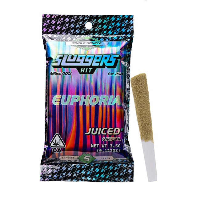 Photograph of product: Euphoria - 5pk Infused Prerolls - Euphoria (S)