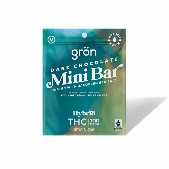 Photograph of product: Gron - Full Spectrum Dark Chocolate Mini - 100mg