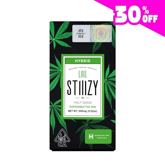 Photograph of product: Granddaddy Purp - LIIIL All-In-One 0.5g - 